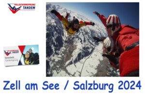 tandemsprung Österreich fallschirmspringen Geschenk gutschein fallschirmsprung